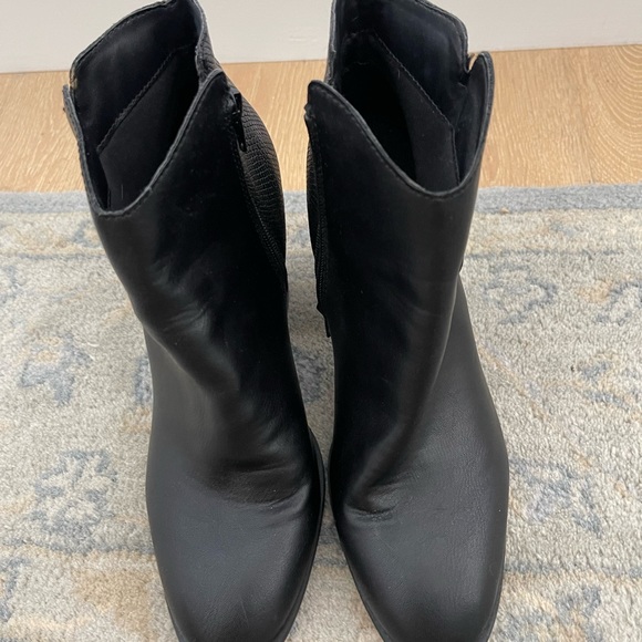 Black Leather Booties - Like New - Picture 6 of 9